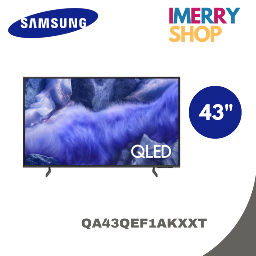 Samsung 43" QLED QEF1 4K Samsung Vision AI Smart TV (2025) QA43QEF1AKXXT SHTU