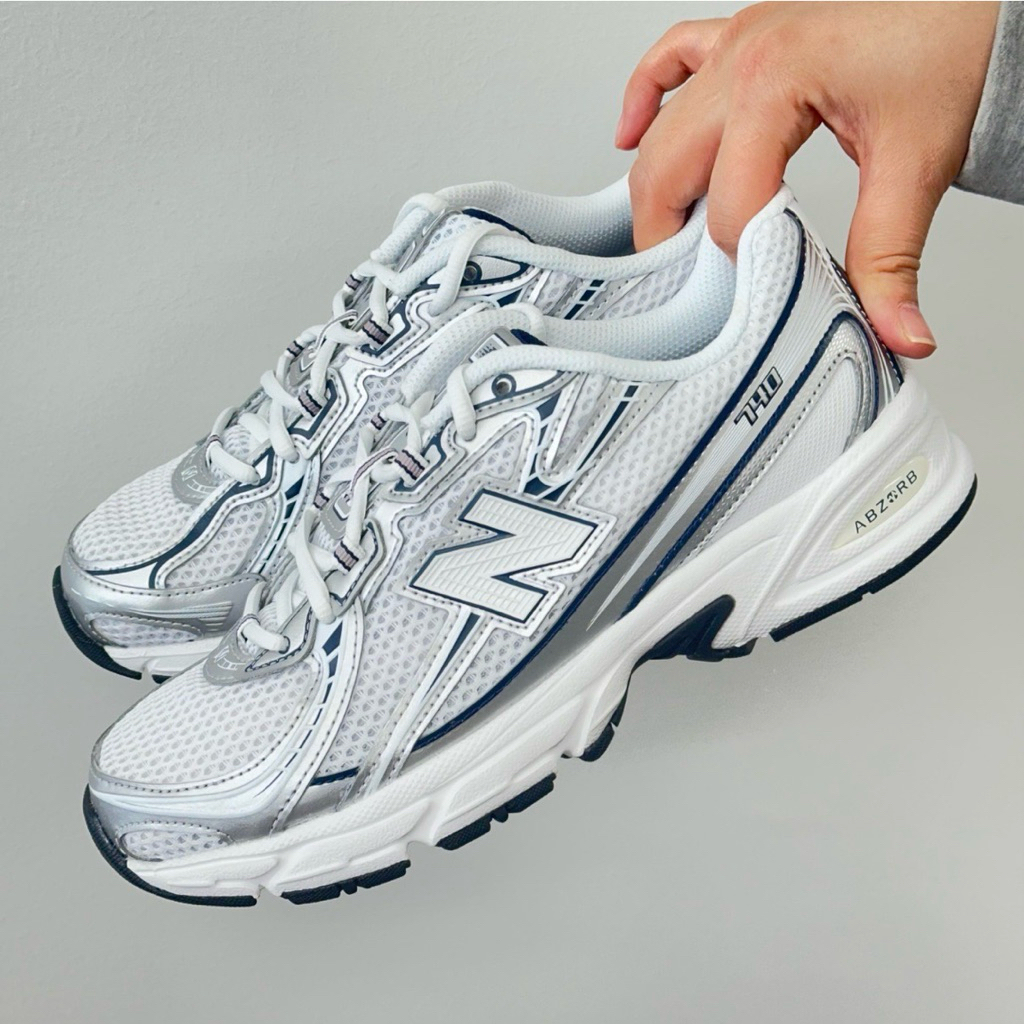 [รอสินค้า 2-5วัน] New Balance 740v2 White Shadow Grey Navy แท้ 100% (U740WN2)