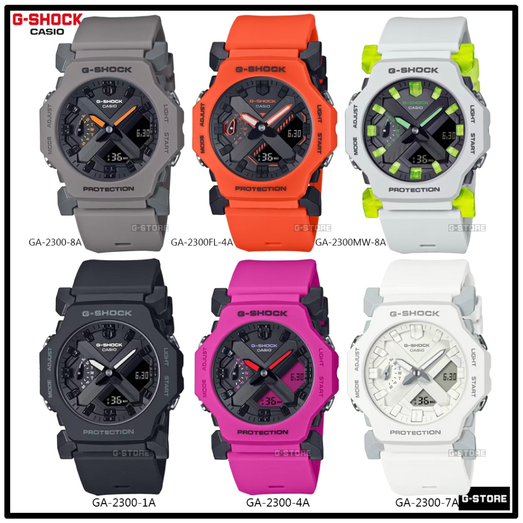 CASIO G-SHOCK รุ่น GA-2300-1 / GA-2300-4 / GA-2300-8 ของแท้รับประกัน 1 ปี GA-2300 GA-2300FL-4