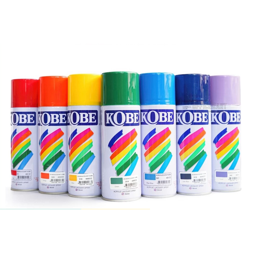 KOBE สีสเปรย์ 400 ซีซี ยกลัง(12กระป๋อง)