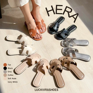 LUCVIRA SHOES รองเท้าแตะ รุ่น Hera รองเท้าแตะผู้หญิง หน้าตัว H พื้นนุ่มมาก ดีไซน์ยอดนิยม มีทั้งหมด 6 สี รหัส LS-07