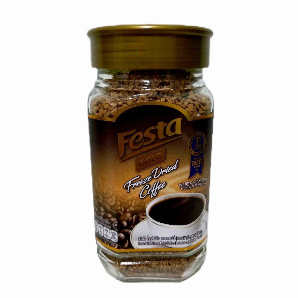 Festa เฟสต้า โกลด์ ฟรีซดราย คอฟฟี่ (กาแฟสำเร็จรูป) ปริมาณ180กรัม