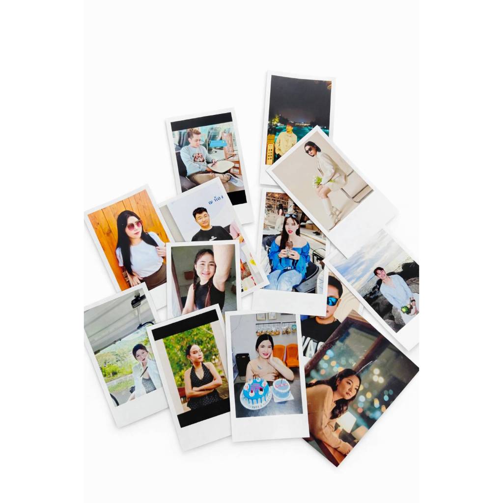 ปริ้นรูป แบบ รูปโพราลอยด์ ขอบเท่า หรือ ไร้ขอบ  งานคุณภาพ