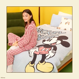 G096 ผ้าห่มเจลลาโต้ปิเก้ ลายMickey Mouse ลิขสิทธิ์แท้ Disney แท้จากญี่ปุ่น