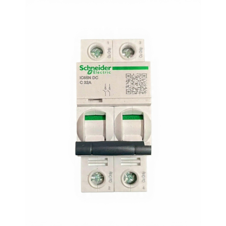 Schneider เบรกเกอร์วงจรไฟฟ้า Acti9 iC65N 2P