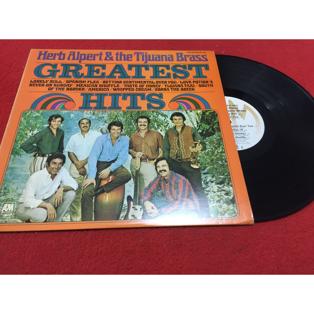 Greatest Hits -  Herb Alpert & The Tijuana Brass  ขนาด 12 นิ้ว LP ร้าน PinHaiMusic B87