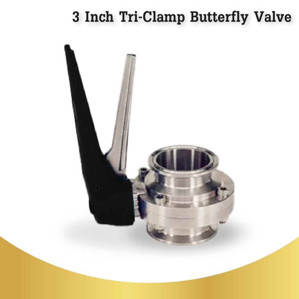 3 Inch Tri-Clamp Butterfly Valve