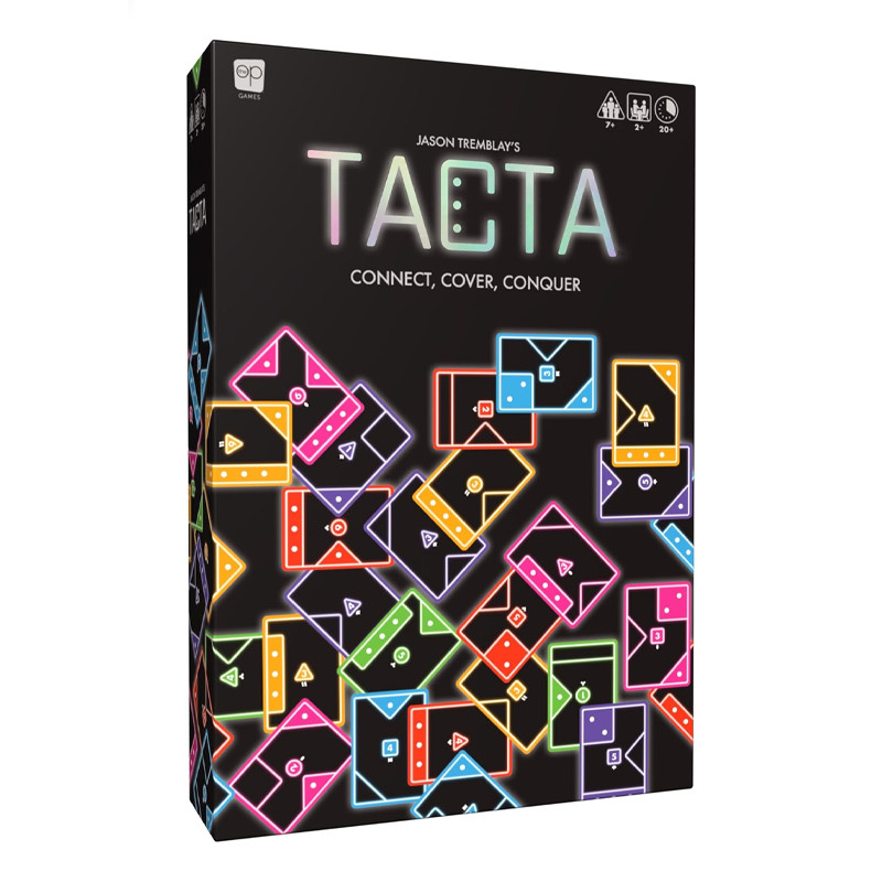 TACTA Card Game, Where Every Card Counts, Fast-Paced Strategic Shape Matching Party Game,