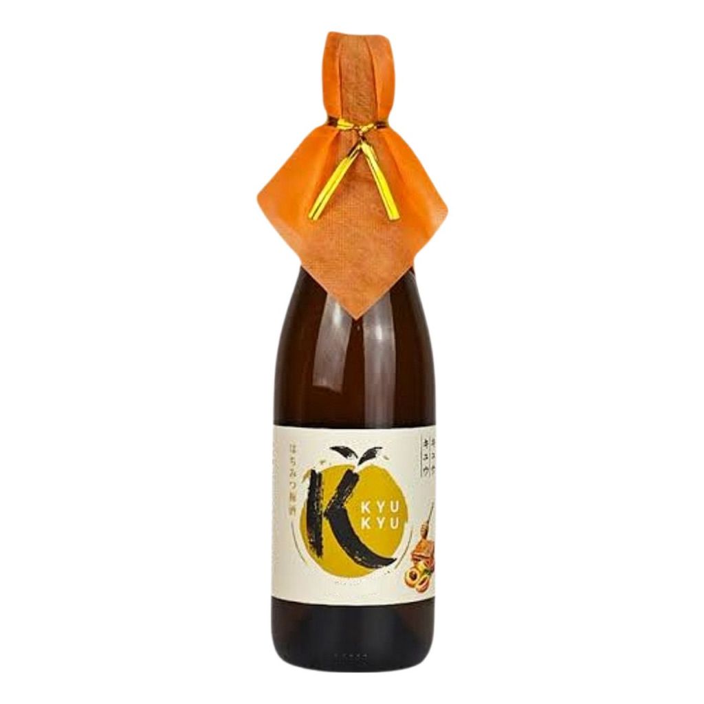 KYU KYU (คิวคิว) นํ้าบ๊วย รสน้ำผึ้ง(ผ้าส้ม) ขนาด 750ml.