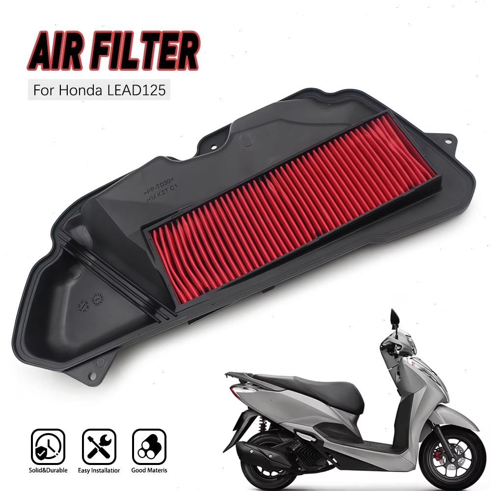 ไส้กรองอากาศแต่งซิ่ง Honda Lead 125 / Giorno ไส้กรองซักล้างได้ เพิ่มแรงม้า ปกป้องเครื่องยนต์