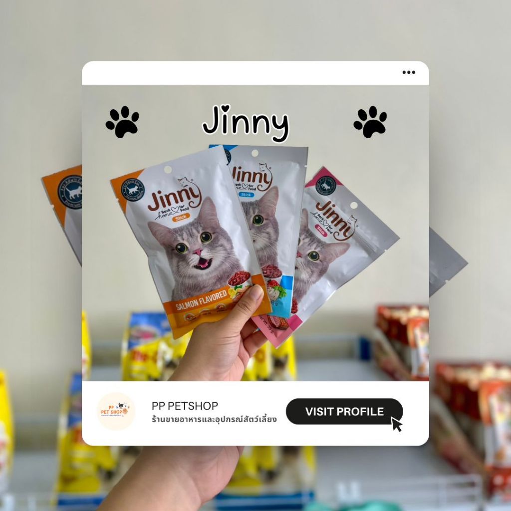 Jinny Stick ขนมแมวจินนี่