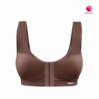 ONONO บราเต็มตัวไร้โครง แบบตะขอหน้า เนื้อผ้าไนล่อนสแปนเด็กซ์ รุ่น NB6229