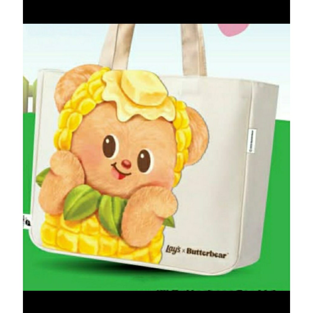 (ทักลด50%) กระเป๋าผ้า Lay’s x Butterbear