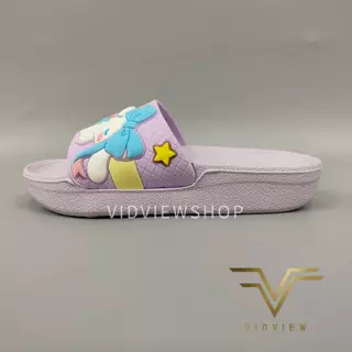 VIDVIEW มีส่งด่วน รองเท้าแตะเด็ก Adda 82149 สำหรับเด็กหญิง Cinnamoroll ไซส์ 28-35 แบบสวม