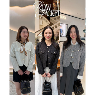 UIUI | ROW JACKET เสื้อทวีตแจ็กเก็ต