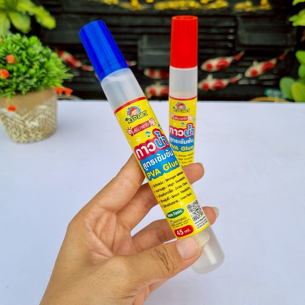 เดอะเบสท์สเตชั่น กาวน้ำ คิดอาร์ต 45ml 1ชิ้น กาวติดกากเพชร บนดอกกุหลาบได้.