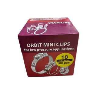 ของแท้!! เข็มขัดรัดสายแก๊ส กิ๊บรัดสายแก๊ส ORBIT ขนาด 13-19 mm./15-18 mm.