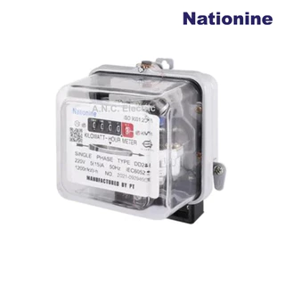 NATIONINE มิเตอร์ไฟฟ้า 5(15)A และ 15(45)A DD28 มิเตอร์ไฟ มอก. มิเตอร์ไฟ Single Phase กิโลวัตต์ อาวร์มิเตอร์