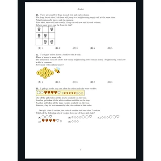 รวมข้อสอบ KANGAROO MATH คณิตศาตร์ระดับชาติ ระดับชั้น ประธมถึงมัธยม ตั้งแต่ปี 2005-2026 *อัพเดท* ภาษาอังกฤษ (พร้อมคำตอบ)