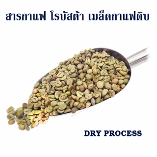 สารกาแฟโรบัสต้า ภาคใต้ ชุมพร Dry Process ปี 68-69 ขนาด 1 กิโลกรัม / Robusta Green Bean 1 KG.