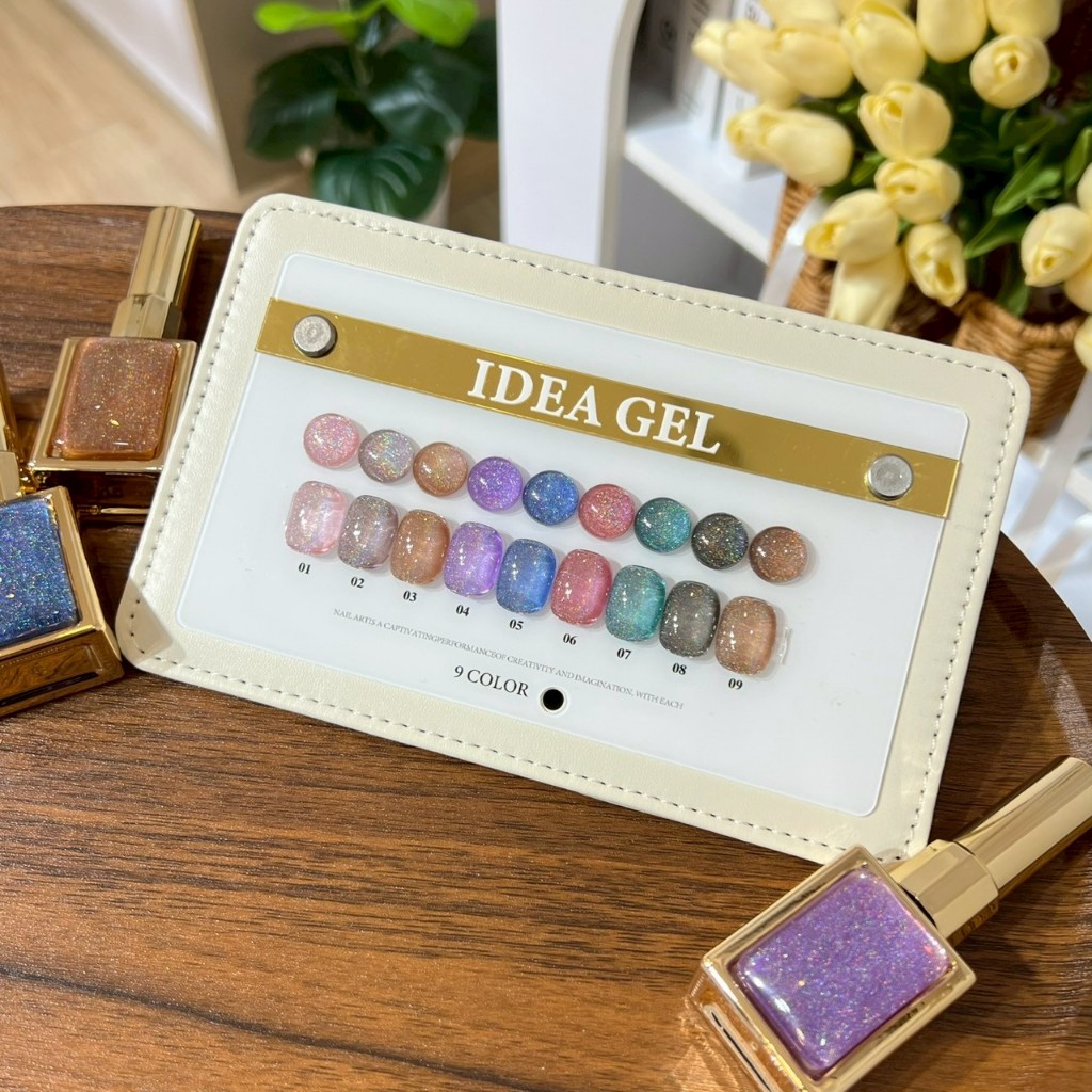 Hollogram Set 9สี ( IR9-10 ) idea gel 2026 พร้อมชาร์จสำเร็จรูป