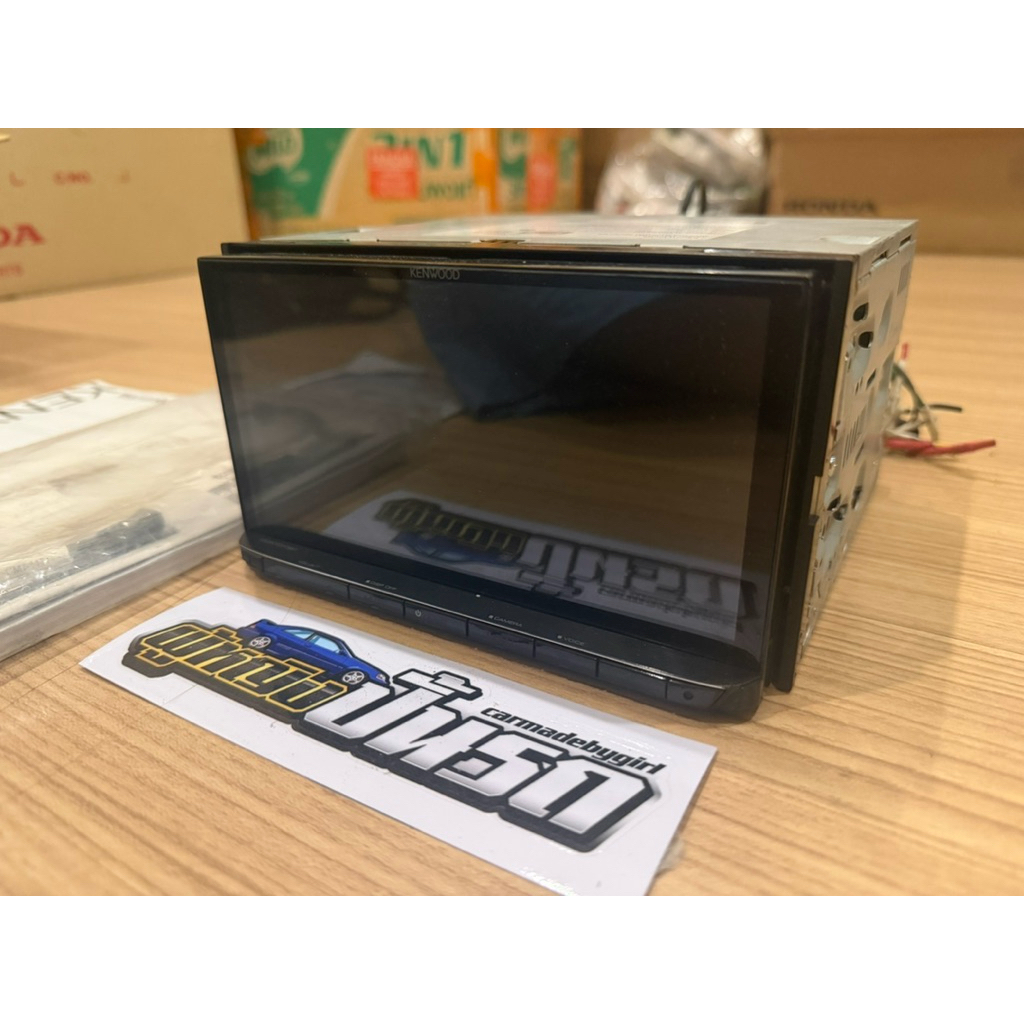 วิทยุ 2DIN KENWOOD จอ 7 นิ้ว รีโมท ปลั๊ก คู่มือครบ มือ2 สภาพใหม่ใช้ได้ปกติ