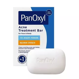 PanOxyl Acne Bar พร้อม 10% Benzoyl Peroxide ทำความสะอาดผิว รักษาสิว หัวดำ หัวขาว ปรับสมดุล pH