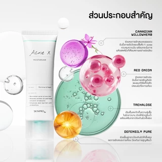 SKINPRO Rx SET Acne X เซ็ตสำหรับผิวมัน/เป็นสิว จัดการปัญหาสิวครบทุกขั้นตอน