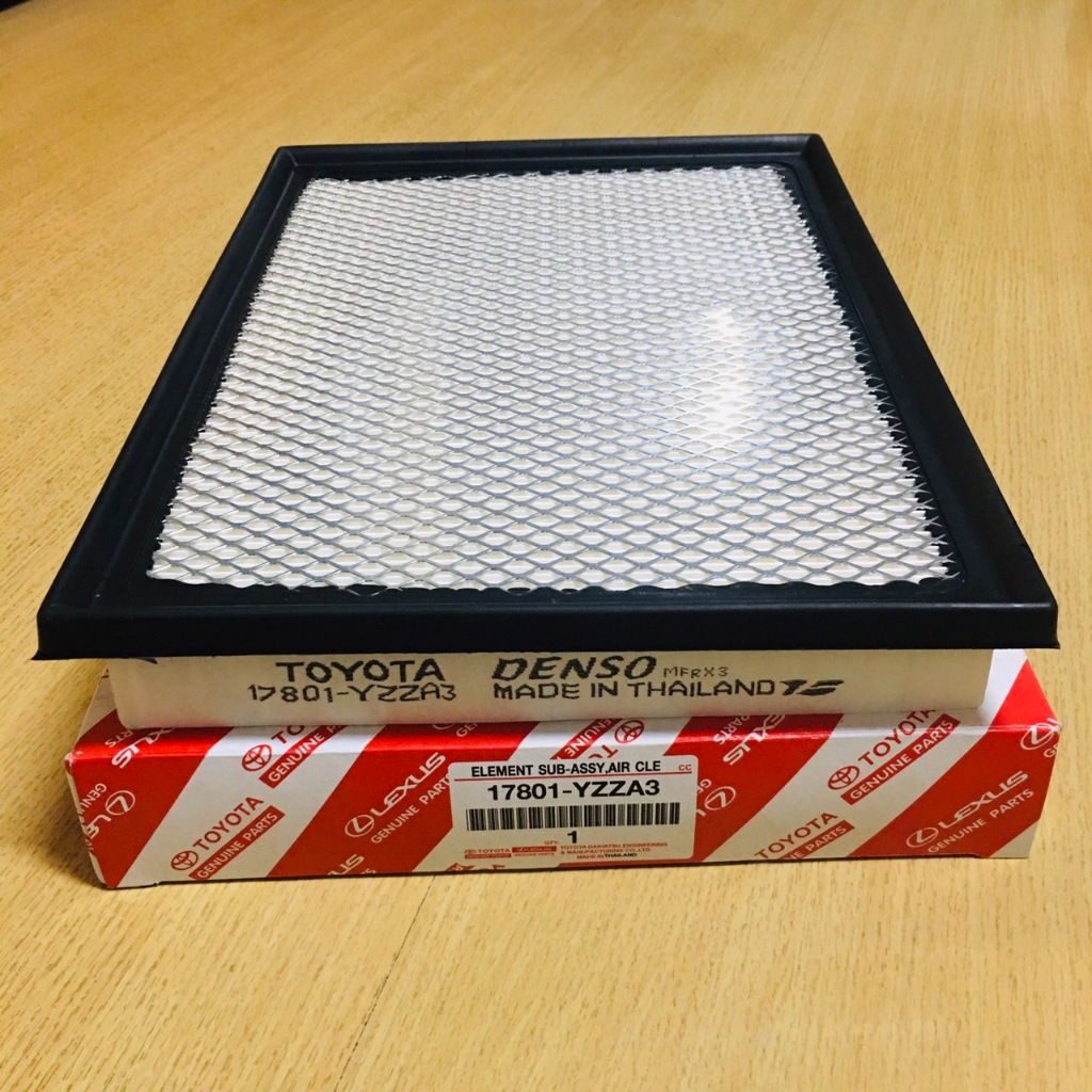 DENSO TOYOTA AIR FILTER OEM กรองอากาศ รีโว่ Revo,NEW FORTUNER ปี 2015-2023 17801-YZZA3 พร้อมส่ง