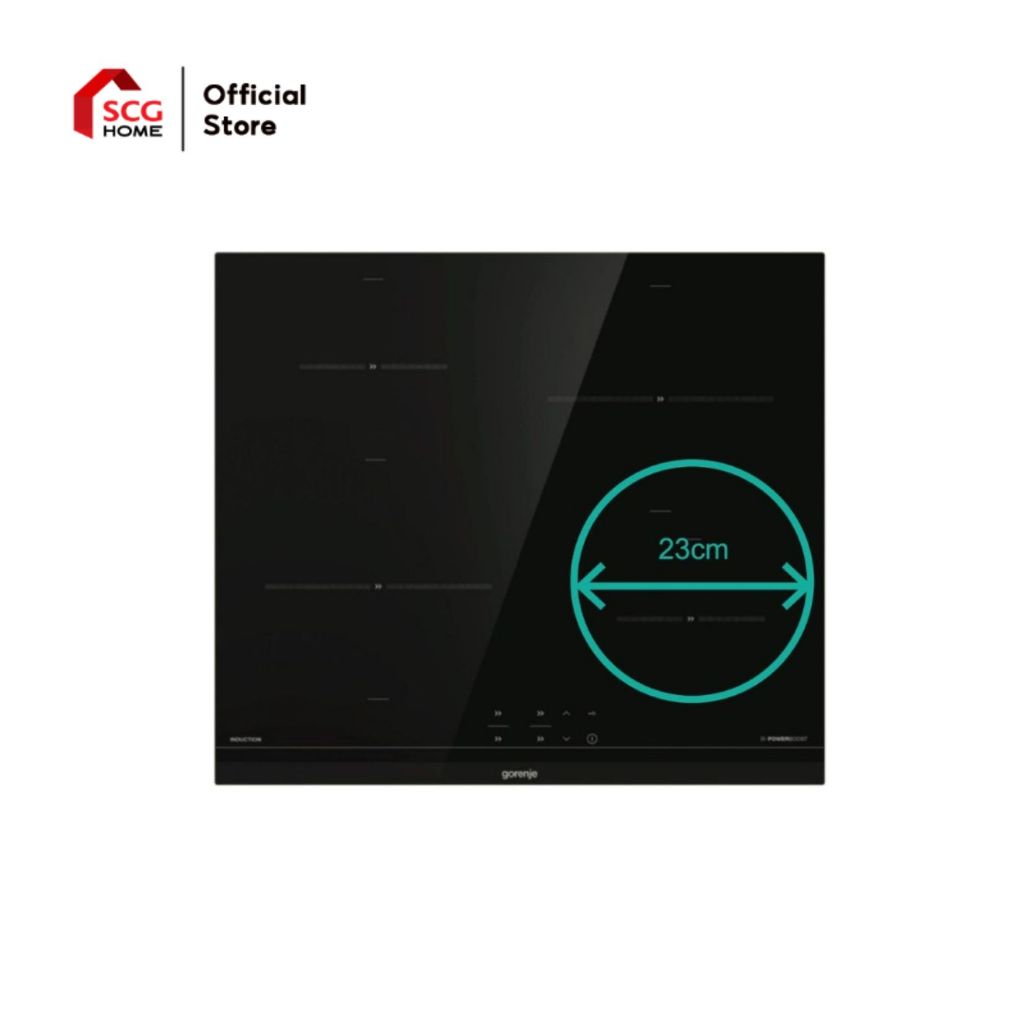 Gorenje เตาแม่เหล็กไฟฟ้า Induction hob, 60cm, Touch control, 4 zones รุ่น GI6401BC