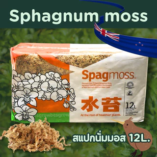 12L. สแฟกนั่มมอส 150g. New Zealand Dry Sphagnum Moss for rooting สำหรับอนุบาลไม้ ชำไม้ วัสดุเพาะปลูก