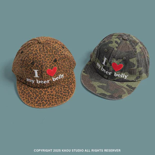 หมวกเบสบอล แบบนิ่ม ปัก I ♥ BEER มี 2สี คุณภาพสู สไตล์วินเทจ