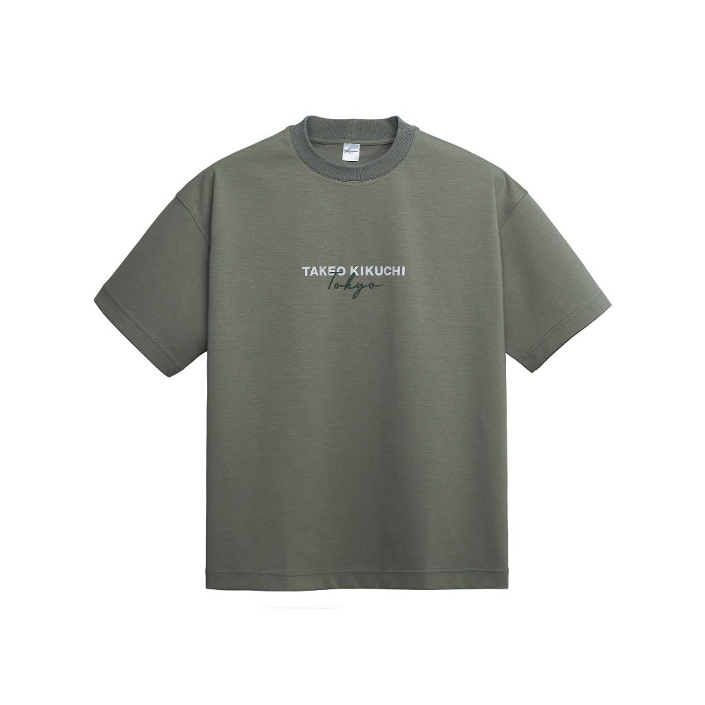 TAKEO KIKUCHI เสื้อยืด UV CUT EMBROIDERED TOKYO LOGO T-SHIRT