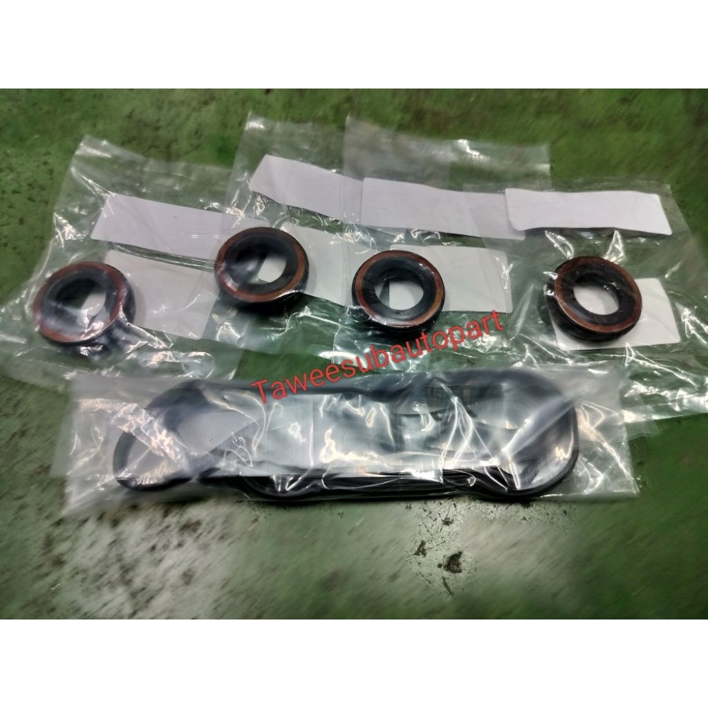 ปะเก็นฝาวาล์ว + ซีลเบ้าหัวฉีด (5ชิ้น) แท้ศูนย์ VIGO FORTUNER COMMUTER ดีเซล 1KD 2KD 11213-0L010 2368