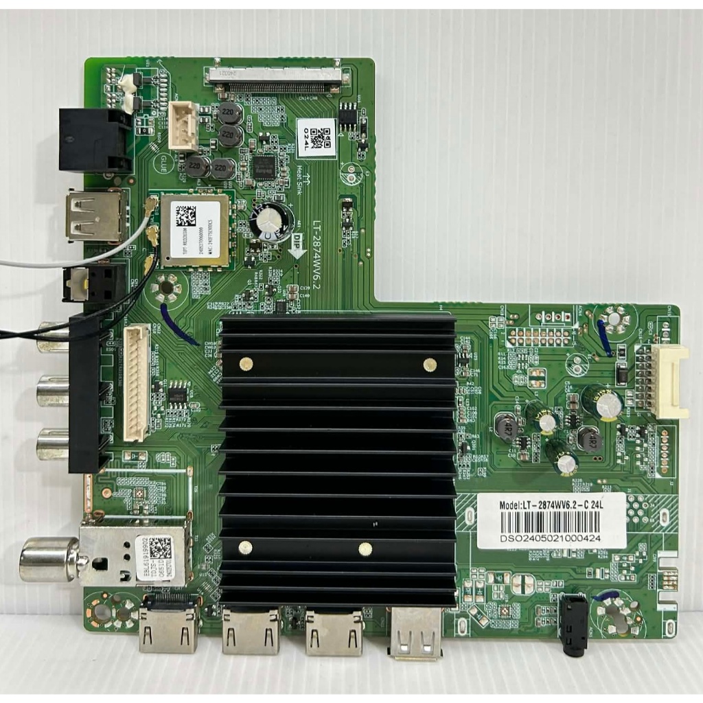 เมนบอร์ด ทีวี Aconatic รุ่น 43US200AN พาร์ท LT-2874WV6.2 อะไหล่ของแท้ถอด มือ2 เทสไห้แล้ว