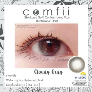 Comfii Contactlens คอนแทคเลนส์ Hyaluron รายเดือน Made in Kor…