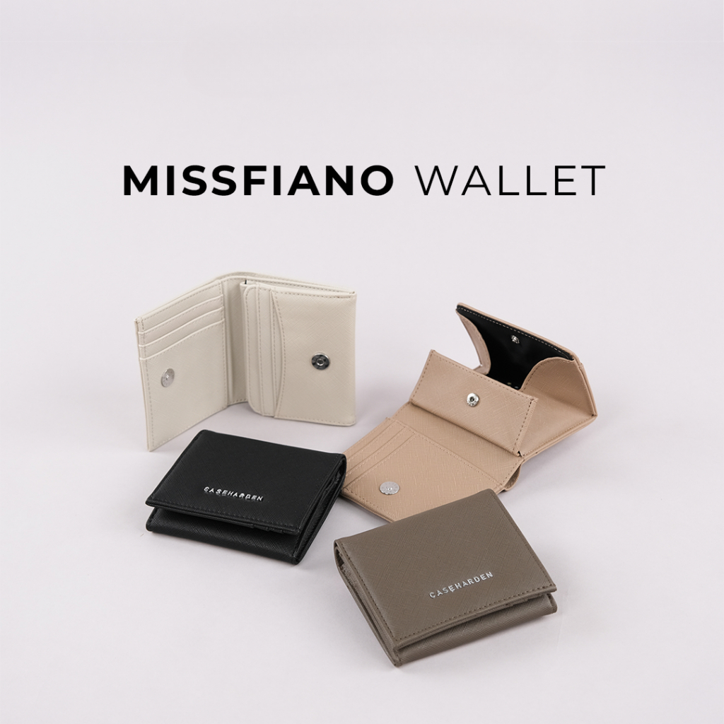 (ใส่โค้ด:20XTRA2Xลด118.-) Missfiano Wallet กระเป๋าสตางค์ขนาดกลาง หนังกันรอย