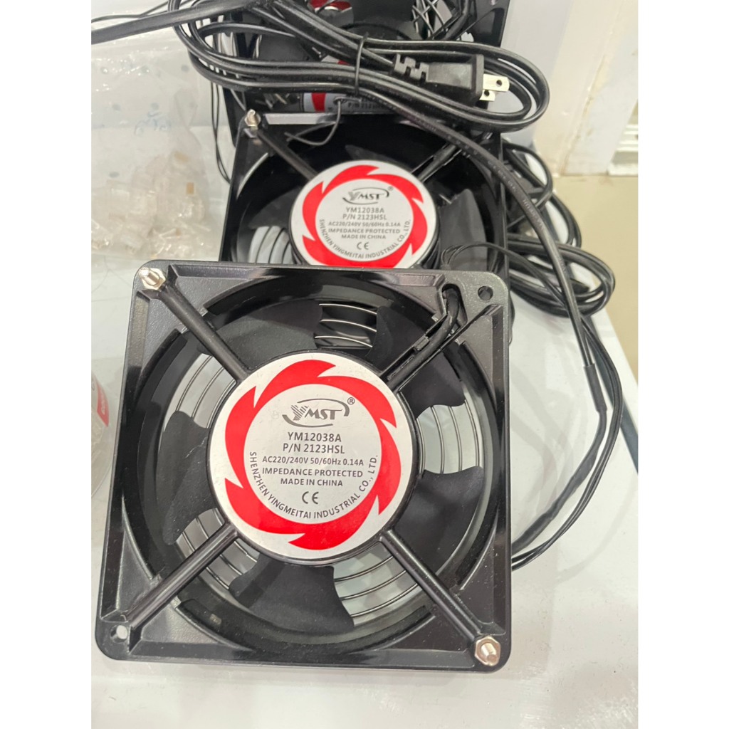 พัดลม 4" ตู้ Rack 6U นำเข้า