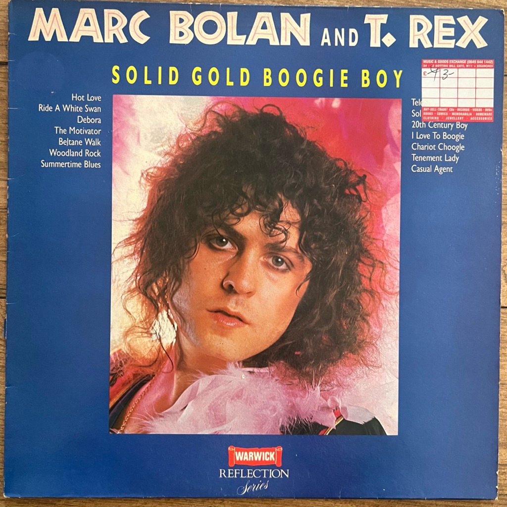 แผ่นเสียง Marc Bolan and T Rex รวมฮิต Vinyl Compolation LP