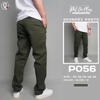 GOODWIN - P056 SPANDEX PANTS กางเกงขายาวผู้ชาย ผ้ายืด สีพื้น