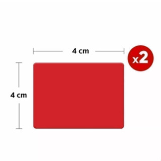 [2 แผ่น] STICKER สำหรับกล้องติดรถ ขนาด 4 x 4 ซ.ม. สำหรับ VIO…