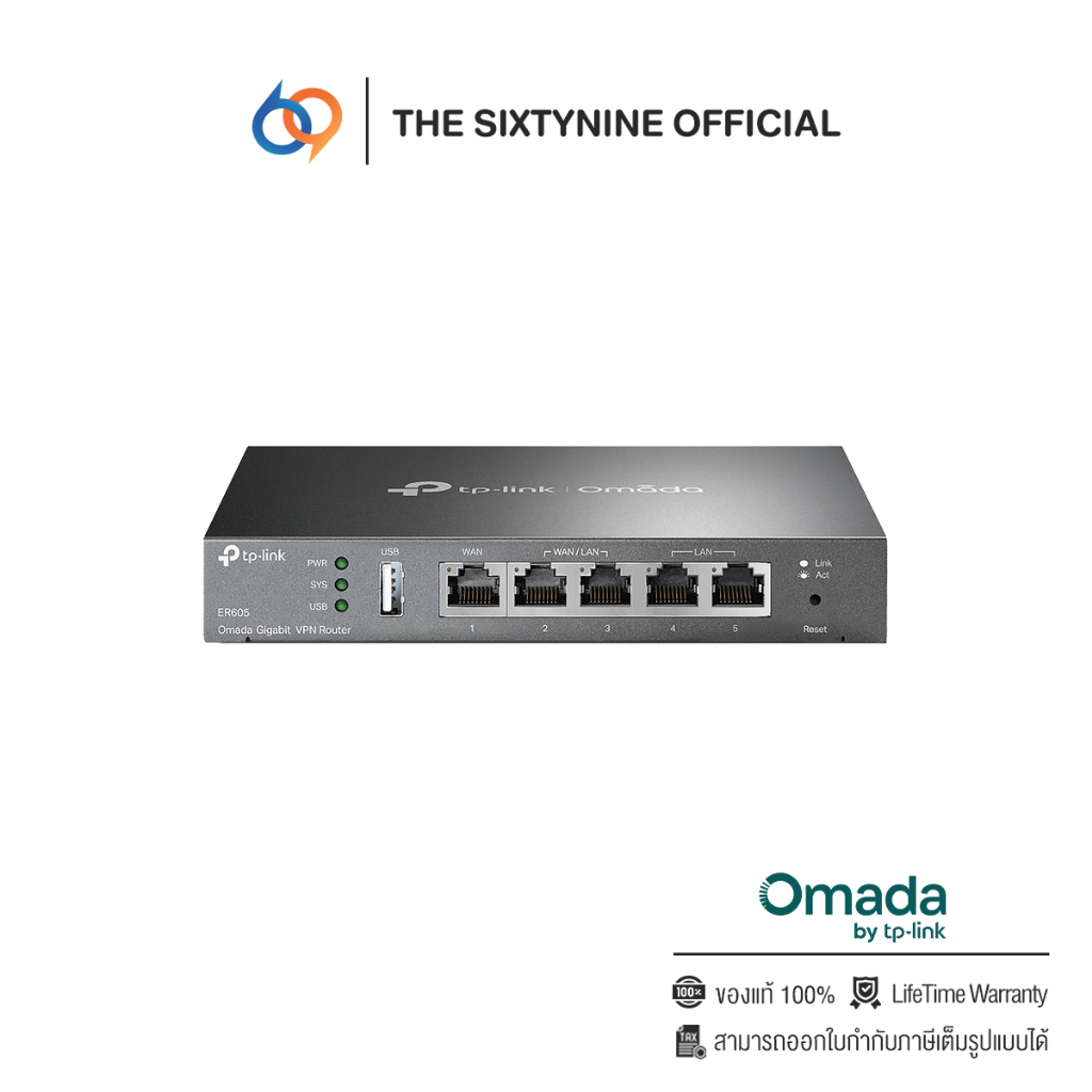 TP-Link ER605 Omada Gigabit VPN Router (ER605)