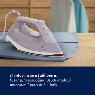 Electrolux เตารีดไอน้ำ กำลังไฟ 2400 วัตต์ UltimateCare 500 รุ่น E6SI3-61SL สีเทา