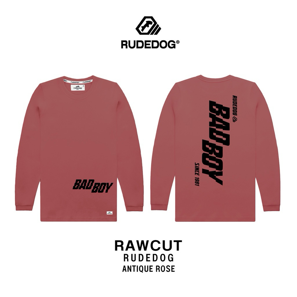 เสื้อยืดแขนยาว rudedog รุ่นRAWCUT ( รอว์-คัต )