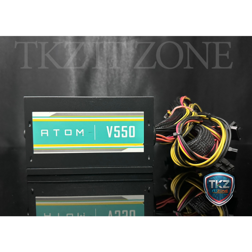 เพาเวอร์ซัพพลาย(power supply) antec atom v550 ( 550w full )