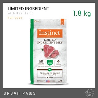 อาหารสุนัข Instinct - Limited Ingredient Diet with Real Lamb รสเนื้อแกะ สำหรับสุนัขแพ้ง่าย 1.8 kg