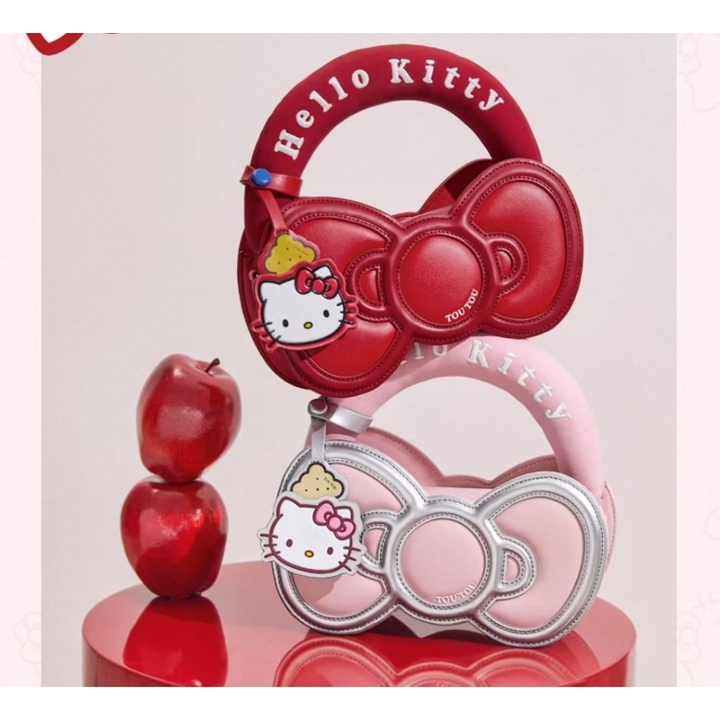 🎀24h.พร้อมส่งในไทย🎀กระเป๋าโบว์คิตตี้👛TouTou×HelloKitty 💕ของแท้💯