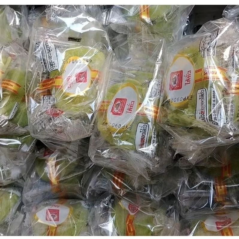 บัวหิมะสอดไส้ถั่ว 20 ชิ้น แป้งนิ่ม หวาน อร่อย (4แพ็ค)