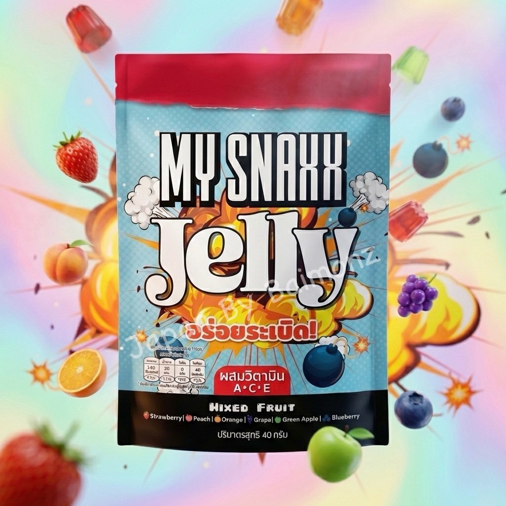 🔥 พร้อมส่ง มีส่งด่วน ส่งทุกวัน 🔥 My Snaxx Jelly มายสแน็คซ์เจลลี่ เจลลี่รสผลไม้ ผสมวิตามิน หอม อร่อย กินเพลิน - รูปที่ 2