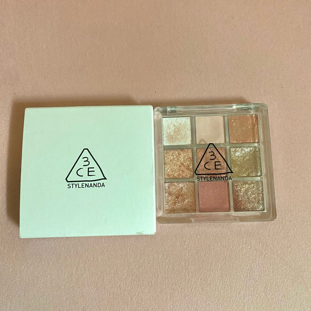 แท้💯3CE Multi Eye Color Palette พาเลทตา มี 9 สีในตลับเดียว